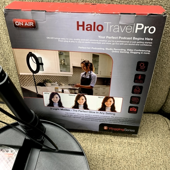 On Air Halo Travel Pro LED Ring Light - Picture 3 of 4